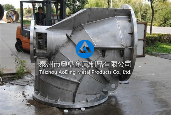 大口徑彎頭定制 帶中心孔